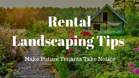 Rental Property Landscaping, Landscaping Tips, Short Term Rental, Rental Properties, Rental Property, Fixer Upper, Property Management, Being A Landlord, Renting A House