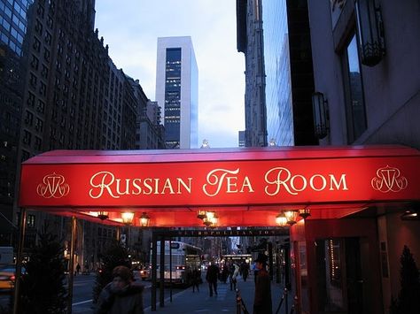 Russian Tea Room, Vintage Nyc, New York Vacation, Russian Tea, Manhattan Nyc, City Restaurants, Restaurant Week, Tea Party Garden, Pub Crawl