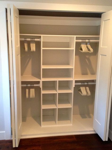 Closet Remodel Diy, Small Closet Solutions, Kids Closets, Closet Small Bedroom, Bedroom Closet Doors, Closet Redo, No Closet Solutions, Closet Design Layout, Girls Closet