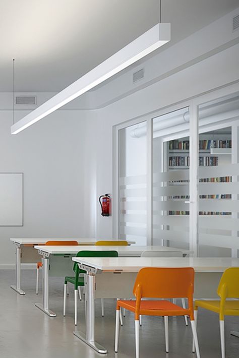 New on the TLA Spotlight Blog: "Lighting the Way Back-to-School" featuring Coronet EDU Luminaires. #tla #tladenver #thelightingagency #schools #backtoschool #ledlights #luminaires #linearlighting #led #commerciallighting #lighting #ontheblog #spotlightblog Lighting The Way, Technical Schools, Modern Classroom, Linear Lighting, The Way Back, Science Classroom, Commercial Lighting, Light Architecture, Lighting Fixtures