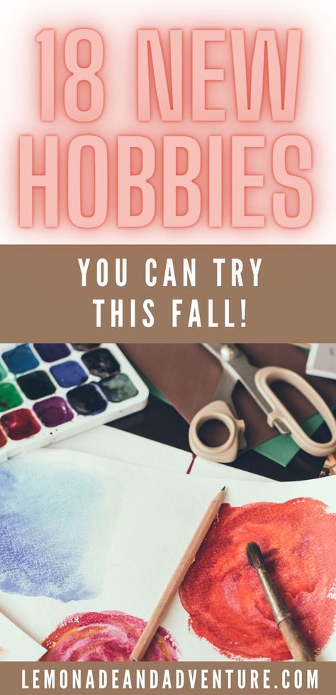 hobbies to try this fall Fall Lemonade, Hobbies To Start, Winter Hobbies, I Need A Hobby, Easy Hobbies, Crafty Hobbies, Hobbies For Adults, Cheap Hobbies, Adult Hobbies