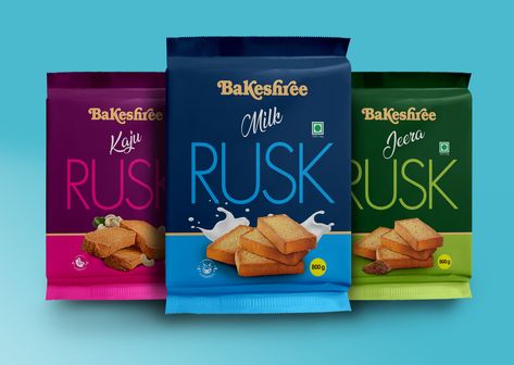 Rusks Packaging Ideas, Rusk Packaging Design, Rusk Packaging, Food Marketing Design, Snack Business, Luxury Graphic Design, Wrapper Design, Tea Branding, Bakery Packaging Design