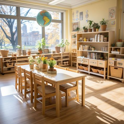 Step into the realm of Montessori-inspired kindergarten workspaces. Our showcases captivating environments where curiosity thrives and independence blooms. Explore child-sized furniture, engaging materials, and serene reading nooks. Elevate learning through purposeful design, fostering a love for exploration and growth. Join us in creating spaces that honor the essence of Montessori principles, nurturing young minds for a lifetime of learning. Redefine your kindergarten experience today! Daycare Furniture, Montessori Kindergarten, Reading Nooks, Create Space, Reading Nook, A Love, Nook, Montessori, Work Space