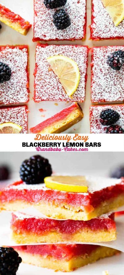 Baked Bars, Traditional Easter Desserts, Blackberry Dessert, Blackberry Lemon, Grandbaby Cakes, Blackberry Recipes, Fantastic Recipes, Fall Baking Recipes, Easy Gluten Free Desserts