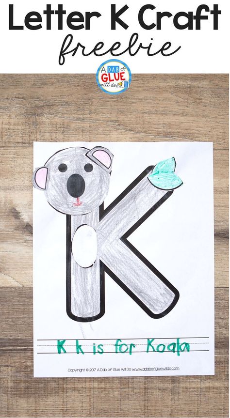 We’re back for another Animal Alphabet Letter of the Week Activity! Last week we completed J is for Jellyfish and we are moving on this week to another fun animal- K is for Koala! Letter L Activities, L Activities, K Is For Koala, Letter K Crafts, Letter L Crafts, L Is For Lion, Koala Craft, Animal Alphabet Letters, Lion Craft