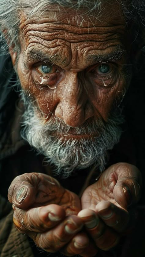 Old Man Pictures, Old Man Portrait, Person Photography, Hyper Realistic Paintings, Modern Graphic Art, Heaven Art, Old Faces, Art Tools Drawing, Face Photography