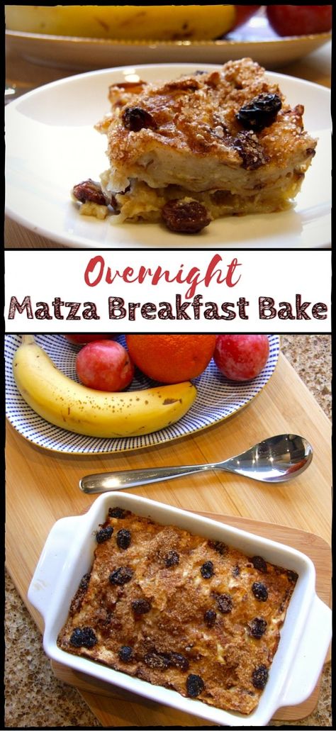 This delicious breakfast bake has a light, custardy texture Passover Popovers, Passover Breakfast, Vegan Passover, Jewish Kitchen, Breakfast Casserole With Bread, Feast Of Unleavened Bread, Pesach Seder, Unleavened Bread, Passover Desserts