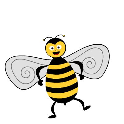 Dance With Bees-Honey Bee Communication Bee Animation, Bee Pics, Horrible Haircuts, Animated Bee, Bee Clip Art, Clapping Hands, Elizabeth Gutierrez, Bee Business, Bee Puns