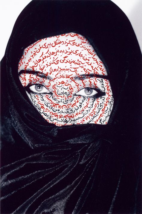 Shirin Neshat Shirin Neshat, Arte Punk, Eastern Art, Feminist Art, Magazine Art, Photography Portfolio, Art Plastique, Visual Artist, Islamic Art