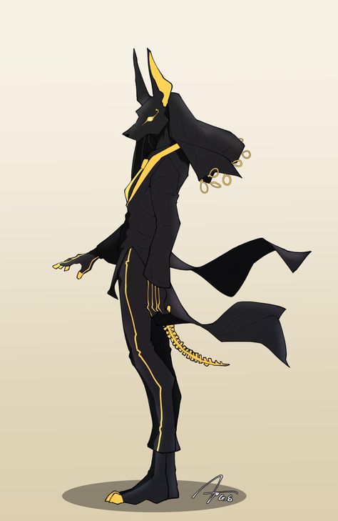 Jackal Art Egyptian, Anubis Character Design, Anubis Fanart, Egypt Fanart, Anubis Drawing, Egypt Design, Egyptian Anubis, African Mythology, 7th Dragon