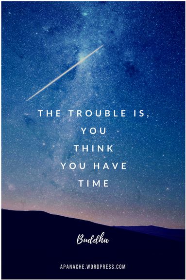 The Trouble is You Think You Have Time ~ Buddha Buda Quotes, Remember To Live, Buddhist Quotes, Buddha Quote, Happy Times, Buddha Quotes, Power Of Positivity, Time Quotes, Memento Mori