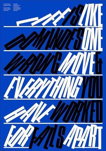 Poster Graphic Design Typography, Gary Percival, Domino Design, Poster Grafico, Typographic Poster Design, Typographic Posters, Typography Posters, Typo Poster, Graphisches Design