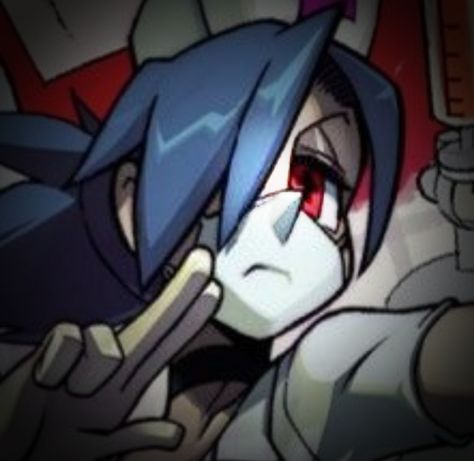 Skullgirls: Valentine - Icon by Me❣ Valentine Skullgirls Icons, Skullgirls Pfp, Valentine Skullgirls, Group Pfps, Red Pfp, Foster Home For Imaginary Friends, Skull Girls, Xander Cage, Return Of Xander Cage