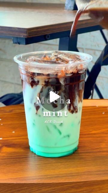 Mint Coffee, Mint Mocha, Relatable Content, Ice Coffee, May 27, Iced Coffee, Mocha, Thailand, Mint