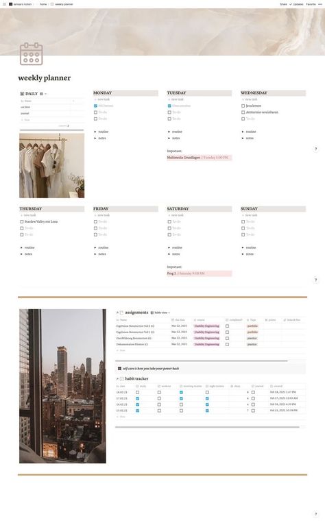 Life Planner Organization, Weekly Planner Free, Planner Minimalist, Notion Templates, Weekly Planner Template, Planner Pdf, School Planner, Notion Template, Aesthetic Template