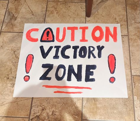 Fan Signs Sports High School, Student Senate Poster Ideas, Frat Poster Ideas, Volleyball Game Signs Student Section, Homecoming Poster Ideas Football School Spirit, Football Games Posters Ideas, Cheer Sign Ideas For Football, Construction Pep Rally Signs, Ideas For Football Posters