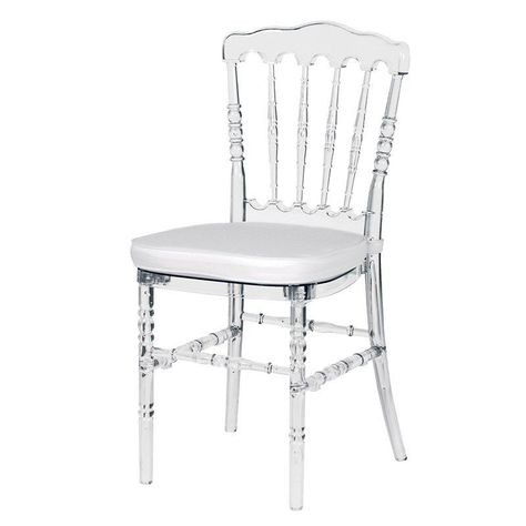 Quality Modern Clear Transparent Acrylic Plastic Napoleon Dining Chair Napoleon Chair, Transparent Chair, Clear Chairs, Leather Chaise Lounge Chair, White Dining Room Chairs, Louis Chairs, Side Chairs Living Room, Acrylic Chair, Iconic Chairs