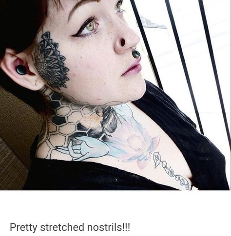 Stretched Philtrum, Stretched Nostrils, Floating Nomad, Lips Piercing, Unique Piercings, Piercing Art, Body Modification Piercings, Skinhead Reggae, Mouth Lips