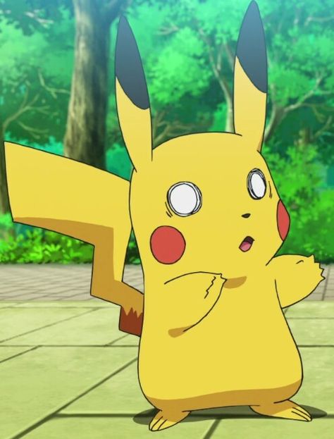 Pikachu Screenshots, Pikachu Funny Face, Pokémon Faces, Pokemon Faces, Pikachu Funny, Pika Pika, Pikachu Art, All Anime Characters, Messy Art