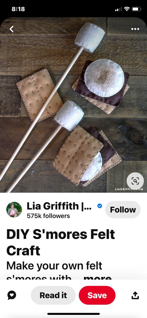 Diy Marshmallows, Felt Diy, Marshmallows, Felt Crafts, Crafty Ideas, Fun Projects, Crafts To Make, Make Your Own, Felt