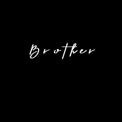 Brother Cover Instagram, I Love My Brother Wallpaper, Brother Black Wallpaper, Insta Highlight Cover Brother, Brother Wallpaper Instagram, Brother Name Logo, Brother Logo Instagram, Brother Highlight Cover Instagram Black, Brother Instagram Highlight Cover