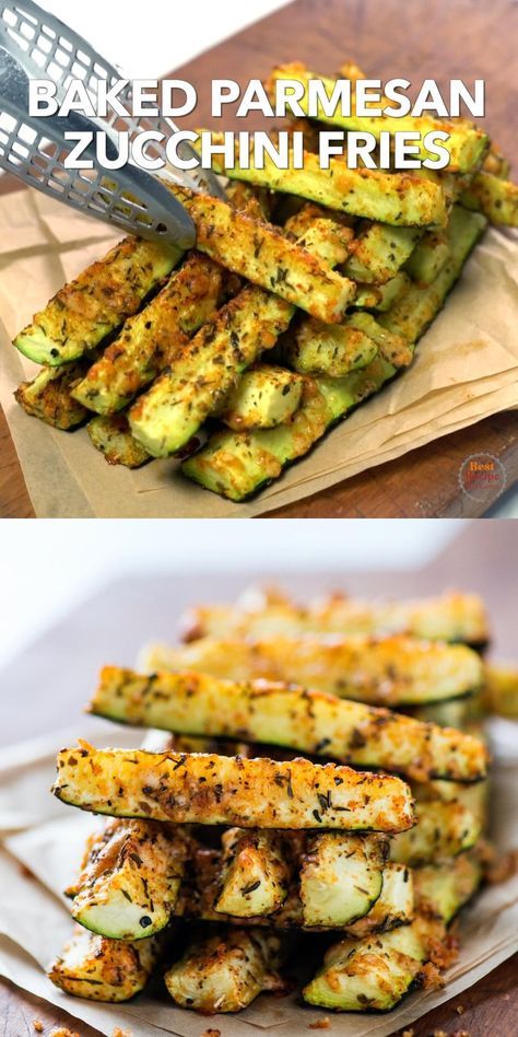 Baked Parmesan Zucchini, Baked Zucchini Fries, Parmesan Zucchini Fries, Baked Zucchini, Parmesan Zucchini, Healthy Baked, Resep Diet, Zucchini Fries, Makanan Diet