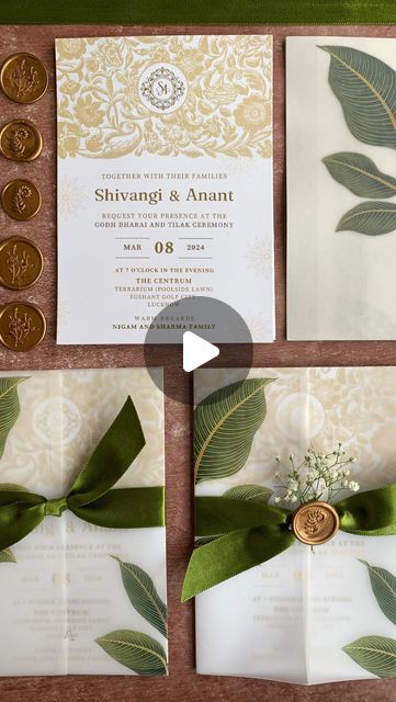 Wedding Cards Handmade Indian, Wedding Card Design Handmade, Luxury Wedding Cards, Elegant Indian Wedding Invitations, Indian Traditional Wedding Invitation Card, Invitation Card Handmade, Indian Wedding Cards Handmade, Wedding Card Video, Wedding Invitation Indian Creative