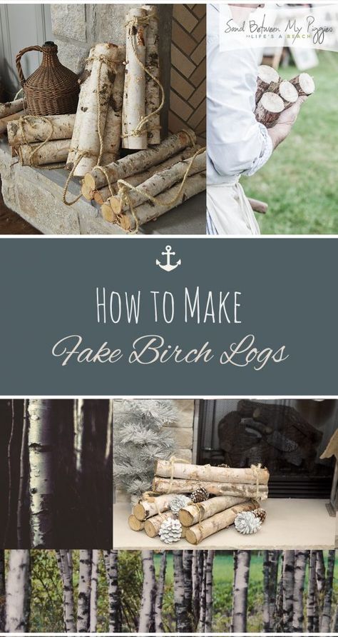 How to Make Fake Birch Logs| Birch Logs, DIY Birch Log Crafts, Craft Projects, Crafts for the Home, Fake Logs, DIY Fake Birch Logs, Popular Pin #BirchProjects #DIYChirstmas #Christmas Fake Birch Logs, Tapping Technique, Marble Caves, Log Decor, Cinnamon Stick Candle, Foam Noodles, Birch Logs, Diy Blanket Ladder, Birch Branches