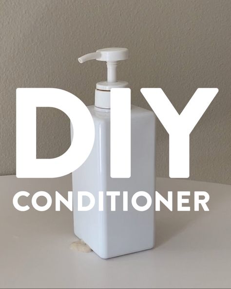 Diy Hair Conditioner Recipes, Hair Conditioner Recipe, Diy Hair Conditioner, Diy Detergent, Diy Lotions, Diy Conditioner, Easy Hairstyle Video, Conditioner Recipe, Homemade Hair Mask