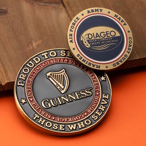 Guinness and Diageo designed these custom coins to honor the troops and keep the oldest challenge coin tradition going! Read more here!



#AllAboutChallengeCoins #AllAbout #Diageo #Guinness #CustomChallengCoins #ChallengeCoins #BeerCompany Simulated Texture, University Challenge, Police Challenge Coins, Custom Challenge Coins, Military Challenge Coins, Custom Coins, Beer Company, Coin Design, University Of Mississippi