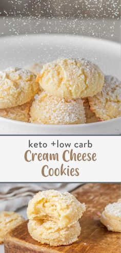 Keto Cream Cheese Cookies, Decadent Cheesecake, Galletas Keto, Keto Quiche, Keto Cream Cheese, Recipe Cheesecake, Keto Cookie Recipes, Desserts Keto, Homemade Snickers