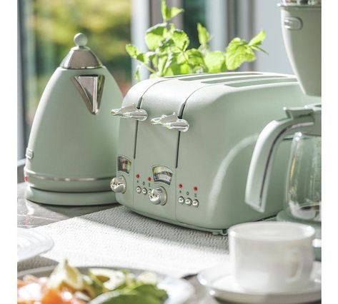 Sage Green Kettle, Light Green Kitchen Accessories, Pink And Green Kitchen Accessories, Mint Green Kitchen Accessories, Sage Kitchen Accessories, Sage Green Kitchen Accessories, Seafoam Green Kitchen, Green Kitchen Accessories, Sage Kitchen