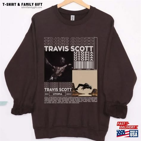 Travis Scott Sweatshirt Utopia Shirt Concert T-Shirt Hoodie Check more at https://tshirtfamilygift.com/product/travis-scott-sweatshirt-utopia-shirt-concert-t-shirt-hoodie/ Bf Gifts, Concert T Shirt, Concert Tshirts, Trending Tshirts, Travis Scott, Hoodie Shirt, Concert, Sweatshirts, Music