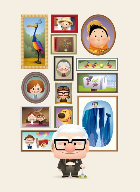 Jarrod Maruyama, Up Carl Y Ellie, Jerrod Maruyama, Up Pixar, Life Of Adventure, Up Movie, Disney Recipes, Animation Disney, Disney Wallpapers