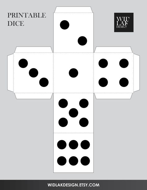 Diy Dice Games, Dice Diy, Dice Print, Roll A Dice, Diy Dice, Pen And Paper Games, Rolling Dice, Quick Games, Family Fun Night