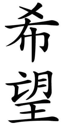 Hope Symbol Tattoo, Hope In Japanese, Japanese Sayings, Star Tattoo Meaning, Dragon Tattoo Meaning, Japanese Symbols, Kanji Symbols, Tattoo Themes, Chinese Tattoo