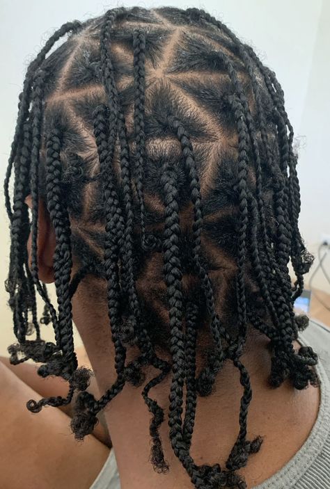 Triangle parted mens hairstyle Mens Hairstyles Plaits, Triangle Hair Parting, Triangle Braids Men, Triangle Part Braids Men, Boys Cornrows, Triangle Part Braids, Cornrows For Boys, Boy Braid Styles, Triangle Parts