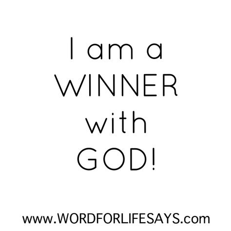 You are a winner with God...#success #quest Guidance Prayer, We Are More Than Conquerors, Spiritual Goddess, More Than Conquerors, I Am A Winner, Prayer Inspiration, Romans 8 37, Believe In Yourself Quotes, Country Interiors