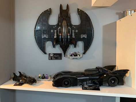 Lego Batman Bedroom, Batcave Bedroom, Batman Room Ideas, Batcave Room, Batman Themed Room, Batman Room Decor, 1989 Batman, Batman Room, Batman Decor