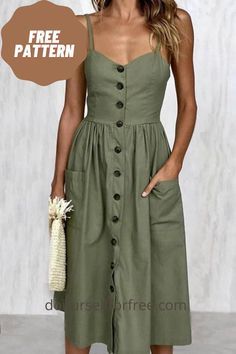 Trendy Summer Dresses, Trendy Dresses Summer, Gaun Fashion, Mid Calf Dresses, Trendy Summer Outfits, Cute Summer Dresses, Ladies Dress Design, Modest Dresses, Wholesale Clothing