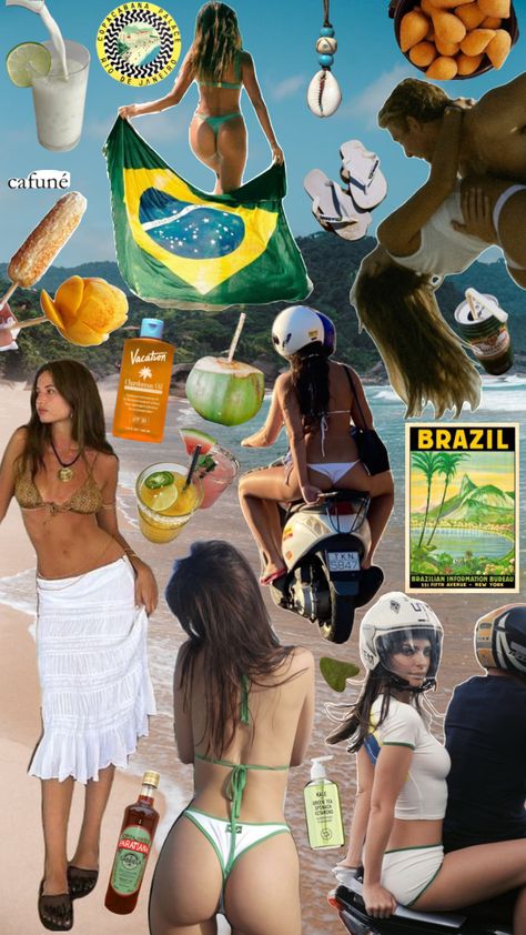 Brazilian Crush 🇧🇷 #coconutgirlsummer #coconutgirl #summer #outfitinspo #vibes #emrata #brazil #brazilsummer Brazilian Crush, Brazil Travel, Beach Vibe, Summer Of Love, Travel Aesthetic, Outfits Aesthetic, Dream Vacations, Your Aesthetic, Summer Girls