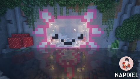 Minecraft Id, Minecraft Axolotl, Rumah Minecraft Sederhana, Minecraft Structures, Minecraft Banners, Minecraft House Tutorials, Cool Minecraft Creations, Minecraft Castle, Minecraft Room