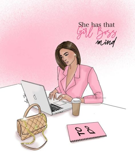 Boss Lady Planner, Craft Market Display, Heather Stillufsen, Digital Marketing Design, Girly Wall Art, Fashion Wall Art, Girly Quotes, Fashion Illustrator, Girly Art