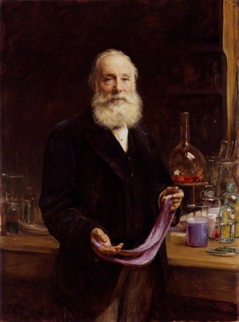 by Sir Arthur Stockdale Cope, oil on canvas, 1906 Selvedge Magazine, Purple Dye, Sir William, William Henry, Restaurant New York, National Portrait Gallery, Art Uk, Bright Purple, Portrait Gallery