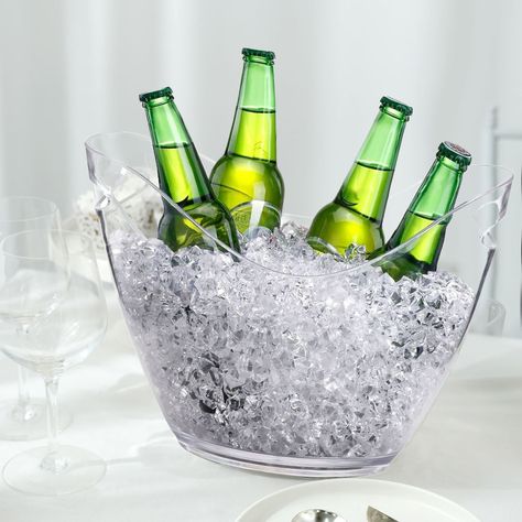 Ice Beer, Glass Beverage Dispenser, Drink Bucket, Bucket Cooler, Wine Ice Bucket, Champagne Cooler, Beverage Tub, Storage Tubs, Ice Cooler