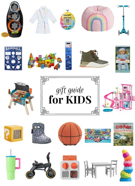 2023 Kids Gift Guide! A Ton of My Kids’ Favorite Gifts. Christmas Gift Guide For Kids, Gifts For Kids Who Have Everything, Kid Christmas Gifts, Things For Babies, Kids Christmas Gift Guide, Kids Gift Ideas, My 2023, Harry Potter Kids, Imaginary Play