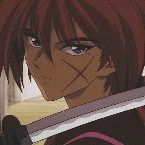 Kenshin Himura Icons, Anime Glasses Boy, Kenshin Le Vagabond, Kenshin Anime, Rurôni Kenshin, Himura Kenshin, Kenshin Himura, Berserk Anime, Samurai X