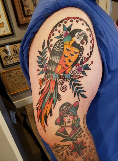 My latest from Dan Santoro at American House in the poconos. #tattoos #tattoo #beauty Dan Santoro, Trending Tattoos, The Poconos, Prison Tattoos, American Houses, American House, R Tattoo, School Tattoo, Old School Tattoo