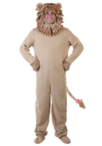 Lion Jumpsuit Costume for Adults#Jumpsuit, #Lion, #Adults Lion Costume Diy, Vocabulary Parade, Wicked Witch Of The East, Animal Costume Ideas, Sister Halloween Costumes, Halloween Costume College, Sibling Halloween Costumes, Munchkin Land, Tan Jumpsuit