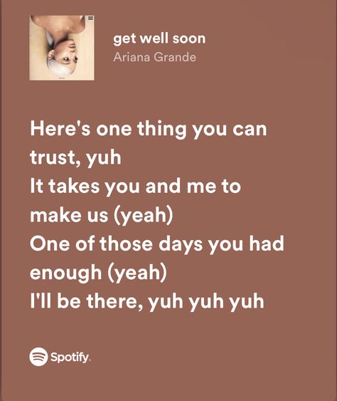 Get Well Soon Ariana Grande Lyrics, Ariana Grande Get Well Soon, Get Well Soon Ariana Grande, Ariana Lyrics, Ariana Grande Lyrics, Lyrics To Live By, Polaroid Pictures, One Of Those Days, Ios 16